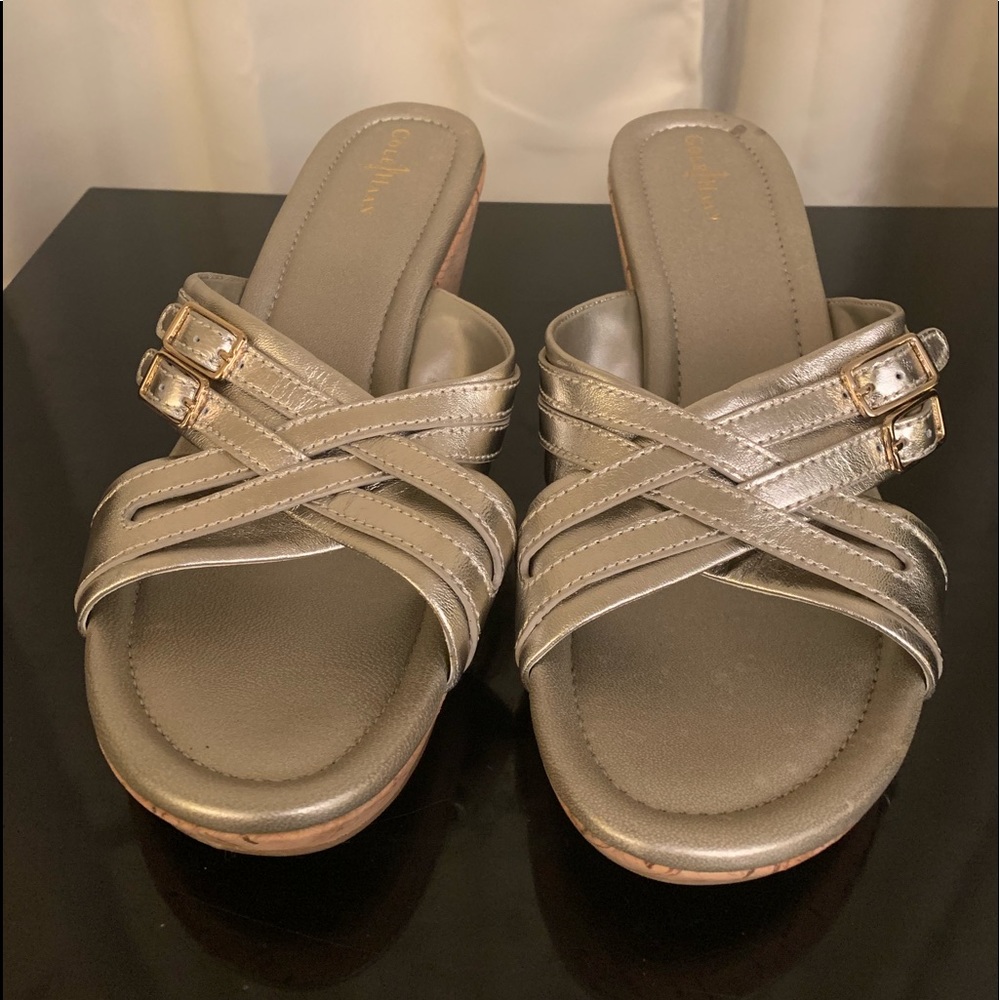 ❌SOLD❌ Cole Haan cork wedge sandal